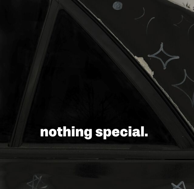 Naklejka- Nothing special