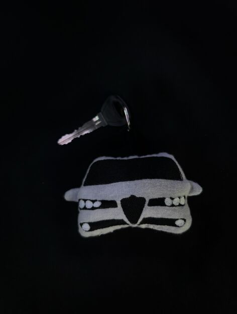 Breloczek Alfa Romeo 159- Light gray