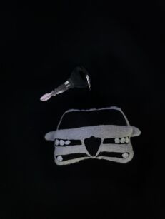 Breloczek Alfa Romeo 159- Light gray