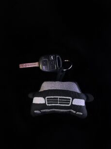 Breloczek Mercedes W202- Black