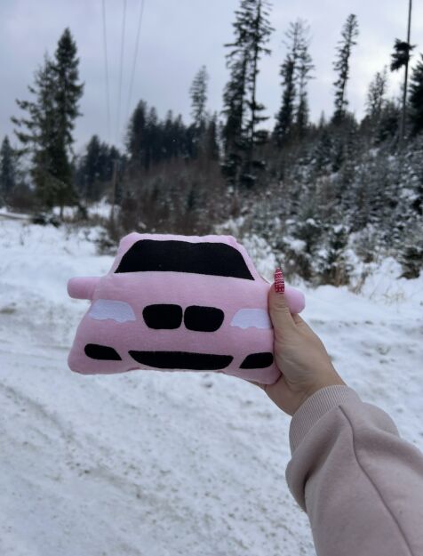 Mała poduszka BMW e46- Light pink