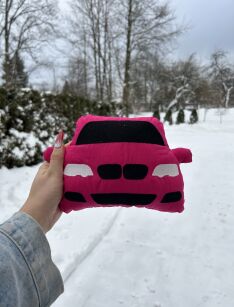 Mała poduszka BMW e46- Hot pink