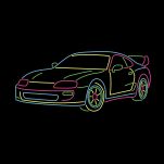 Bluza z haftem- Toyota Supra MK4 - 2