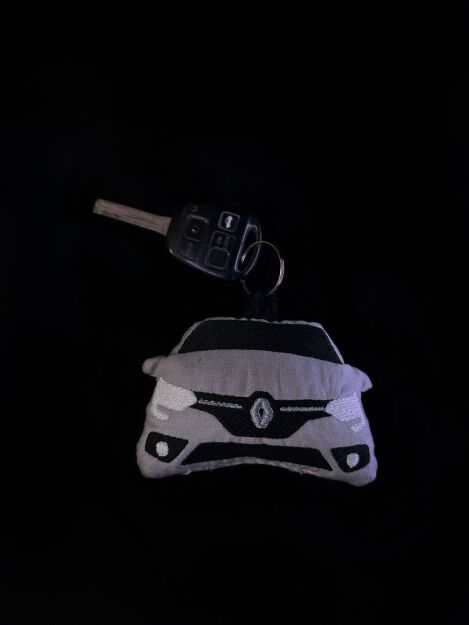 Breloczek Renault Megane 4- Light gray