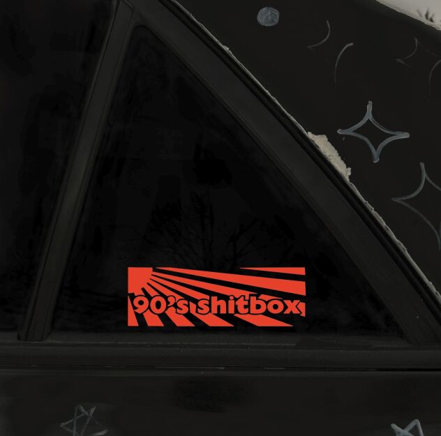 Naklejka- 90s shitbox