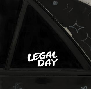 Naklejka- Legal day 1