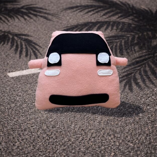 Duża poduszka Mazda MX5 NA- Salmon