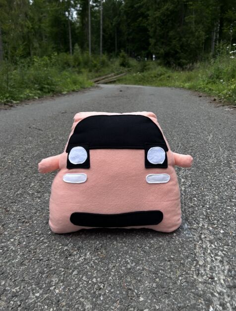 Duża poduszka Mazda MX5 NA- Salmon