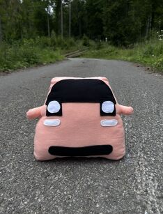 Duża poduszka Mazda MX5 NA- Salmon