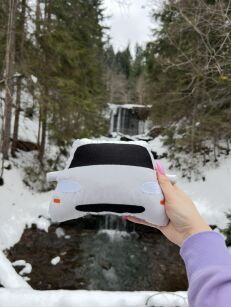 Mała poduszka Mazda Mx5 NB- Light gray