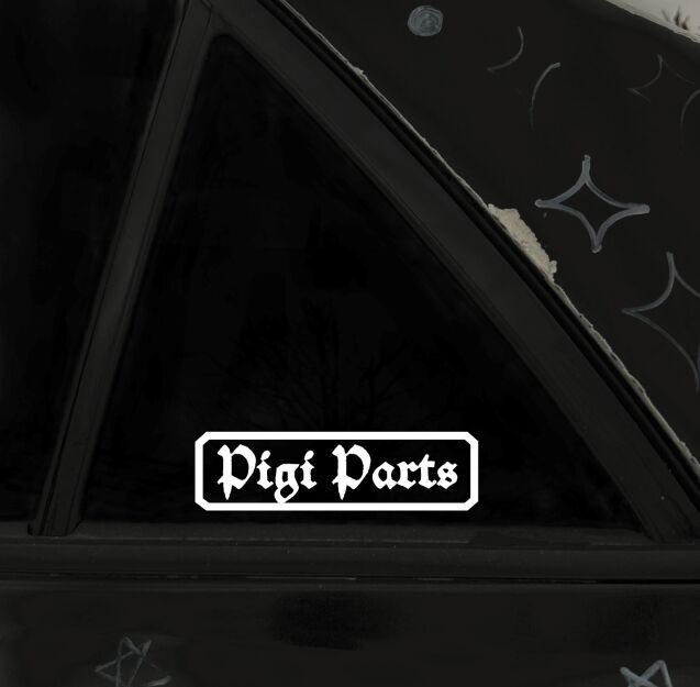 Nakleja- Pigi Parts Blackletter