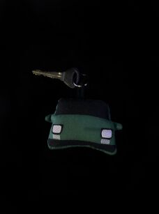 Breloczek Fiat 126p- Green