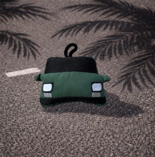 Breloczek Fiat 126p- Green