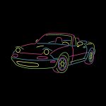 Bluza z haftem- Mazda Mx5 NA - 2