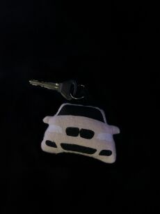 Breloczek BMW e46- Cream