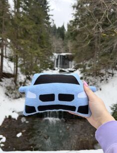 Mała poduszka BMW g87- Baby blue