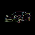 Bluza z haftem- Mazda Rx7 FD - 2