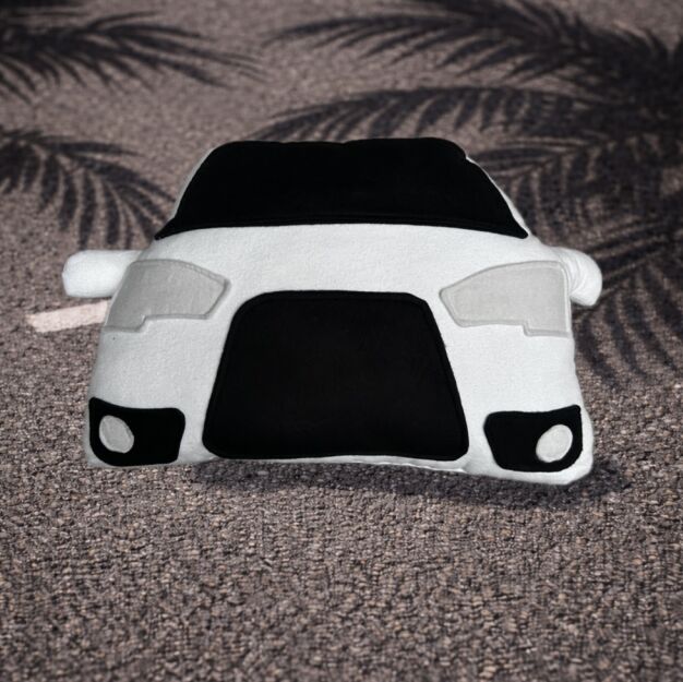 Duża poduszka Mitsubishi Lancer Evo X- White