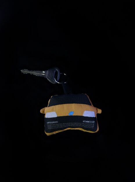 Breloczek Fiat Cinquecento- Copper