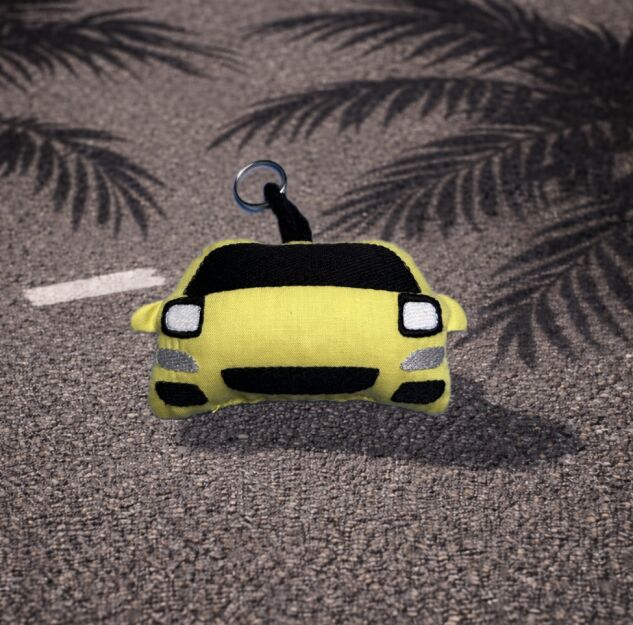 Breloczek Mazda Rx7- Yellow