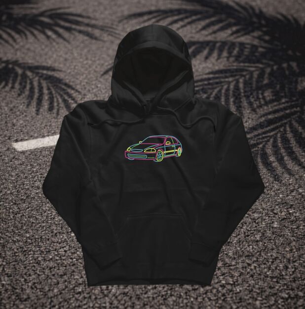 Bluza z haftem- Honda Civic