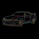 Bluza z haftem- Nissan R32 - 2