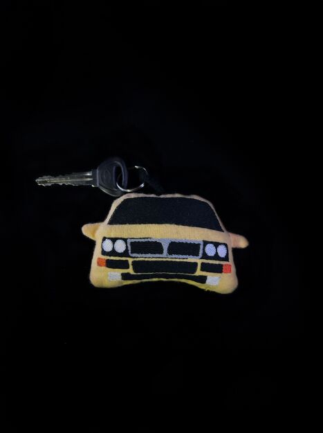 Breloczek Lancia Delta- Yellow