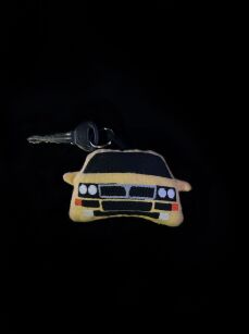 Breloczek Lancia Delta- Yellow